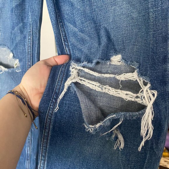 ABERCROMBIE Ultra High Rise Straight Denim Size 8 - Picture 4 of 7